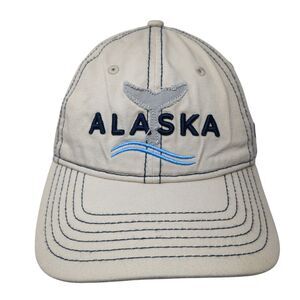 Alaska Strapback Hat Tan One Size Adjustable Embroidered Princess Cruises